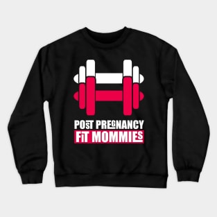 Motivational Pregnancy Lifting Artwork Crewneck Sweatshirt